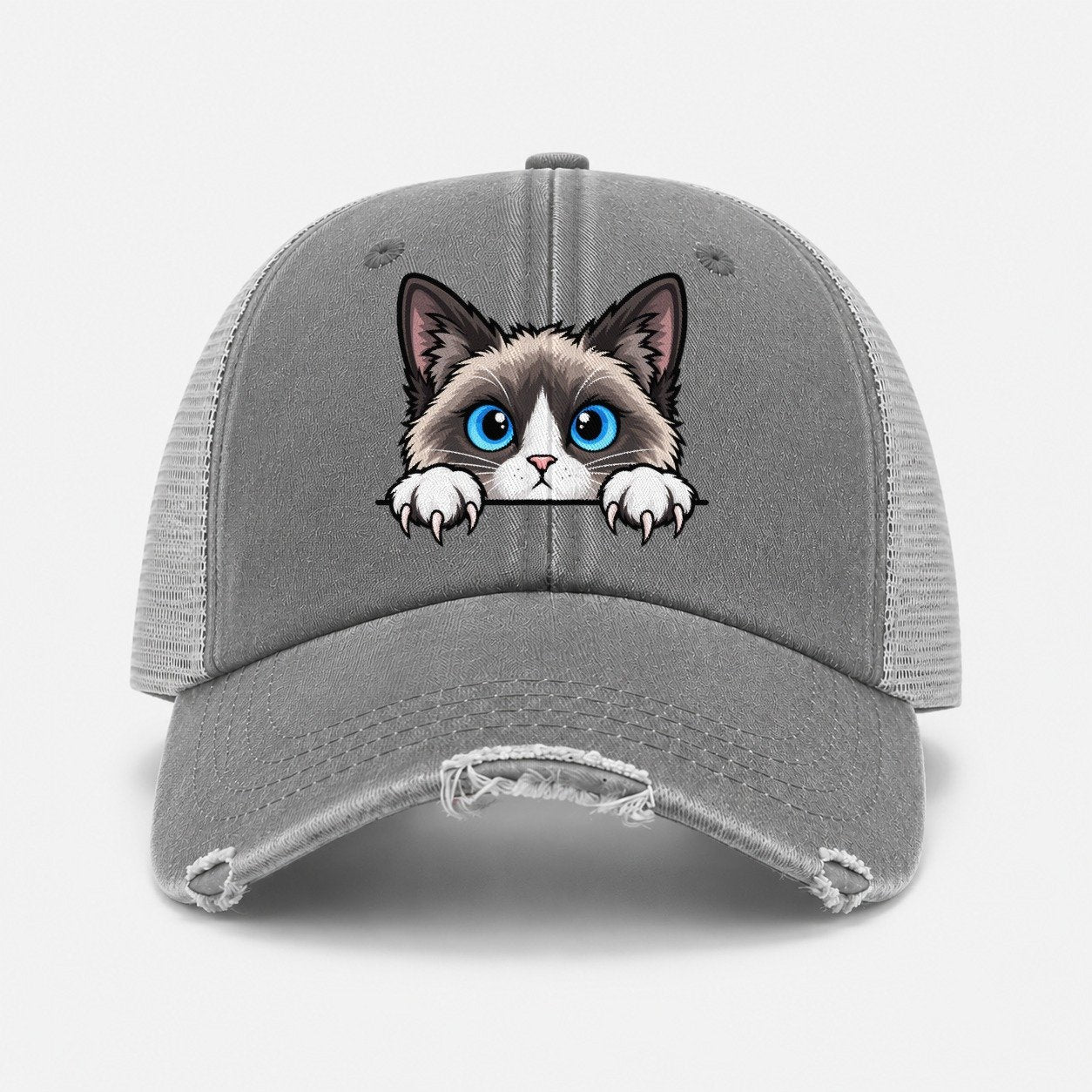 Grey — front view