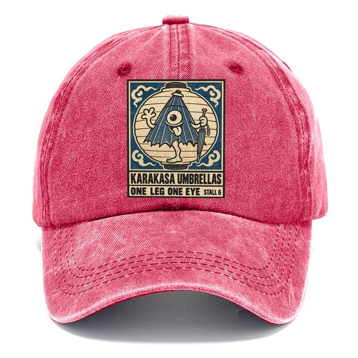 Karakasa Umbrellas Yokai Night Market Classic Cap – Pomegranate Blush