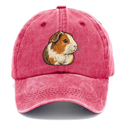 Guinea Pig Whisker Look Small Pet Logos Classic Cap – Pomegranate Blush