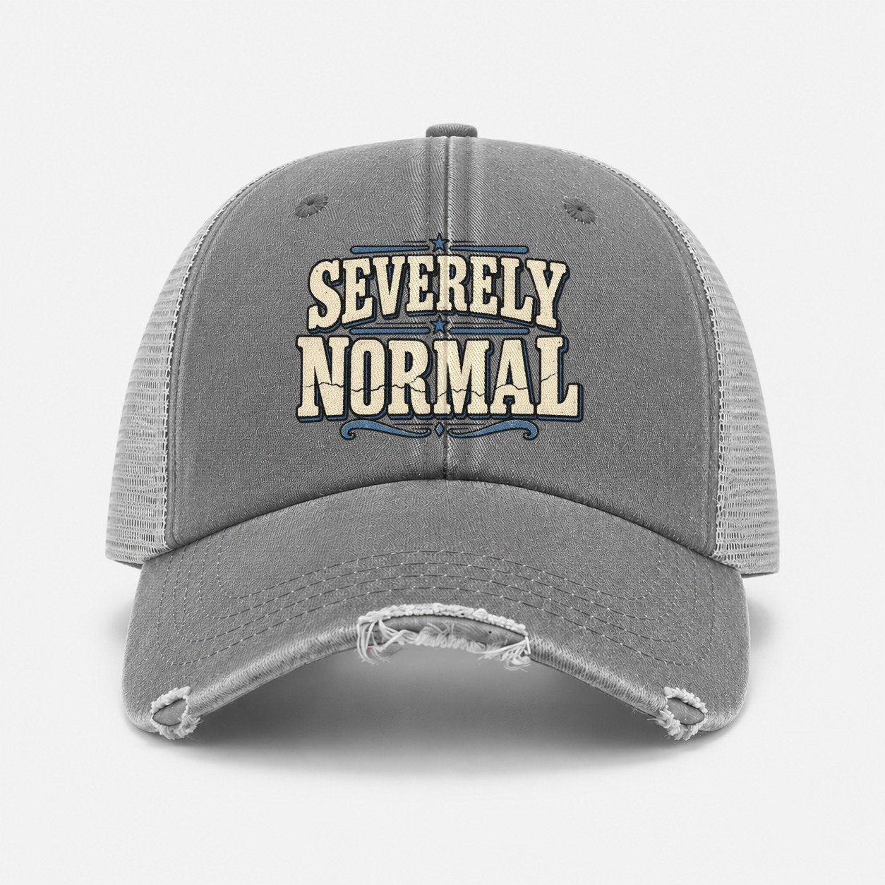 Grey — front view