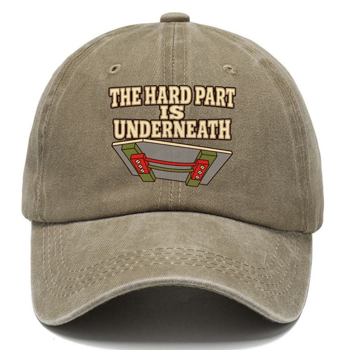 The Hard Part Is Underneath Model Railways Classic Cap – Warm Sand