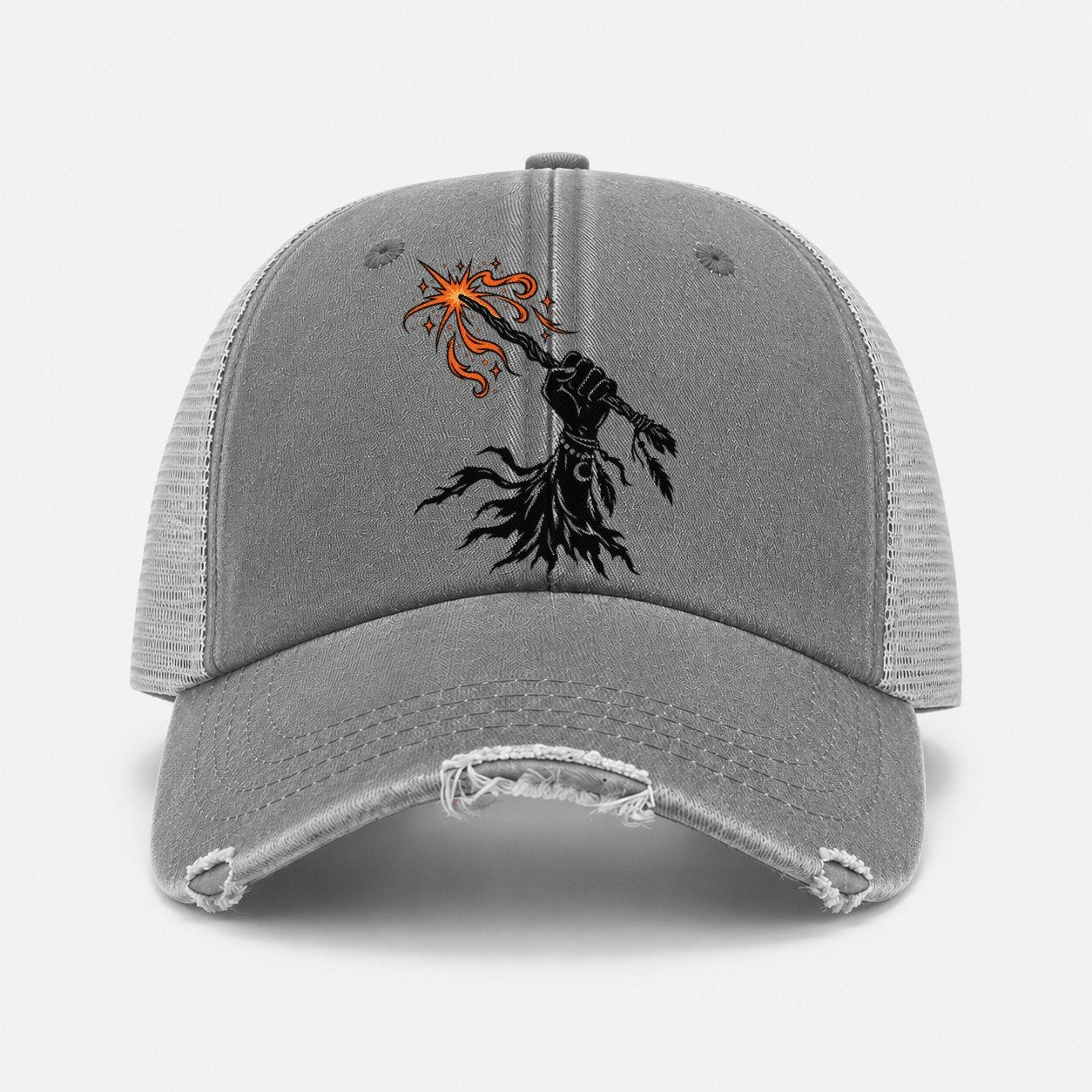 Grey — front view