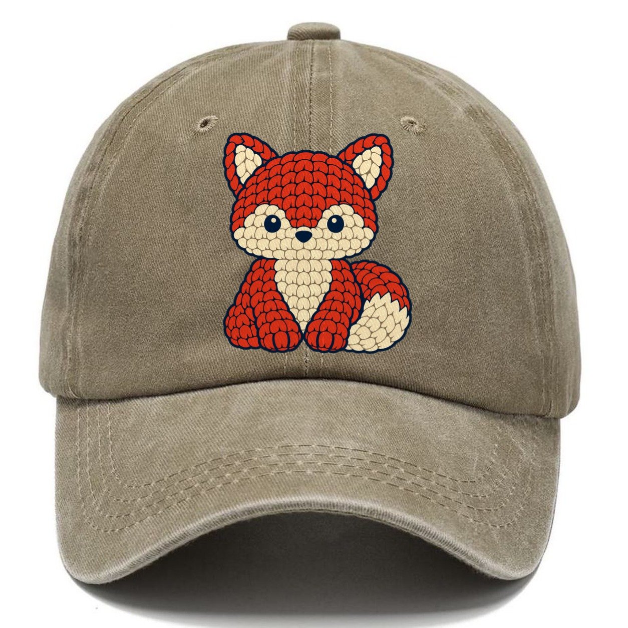 Amigurumi Fox Yarn Crafts Classic Cap – Warm Sand