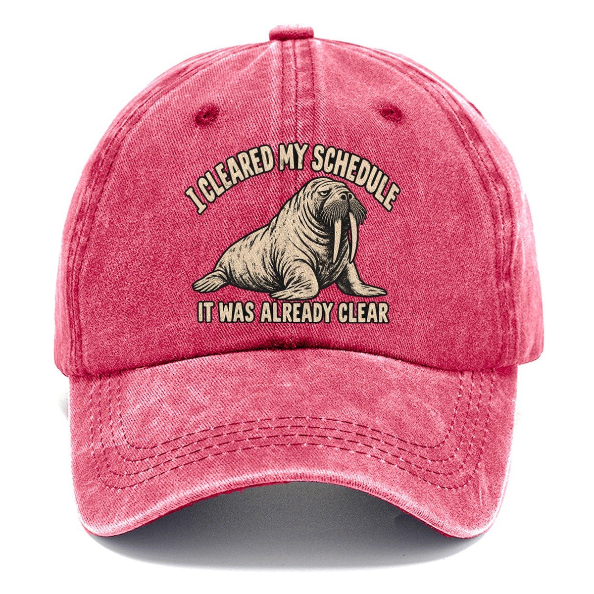 Walrus Clear Schedule No Worm Club Classic Cap – Pomegranate Blush