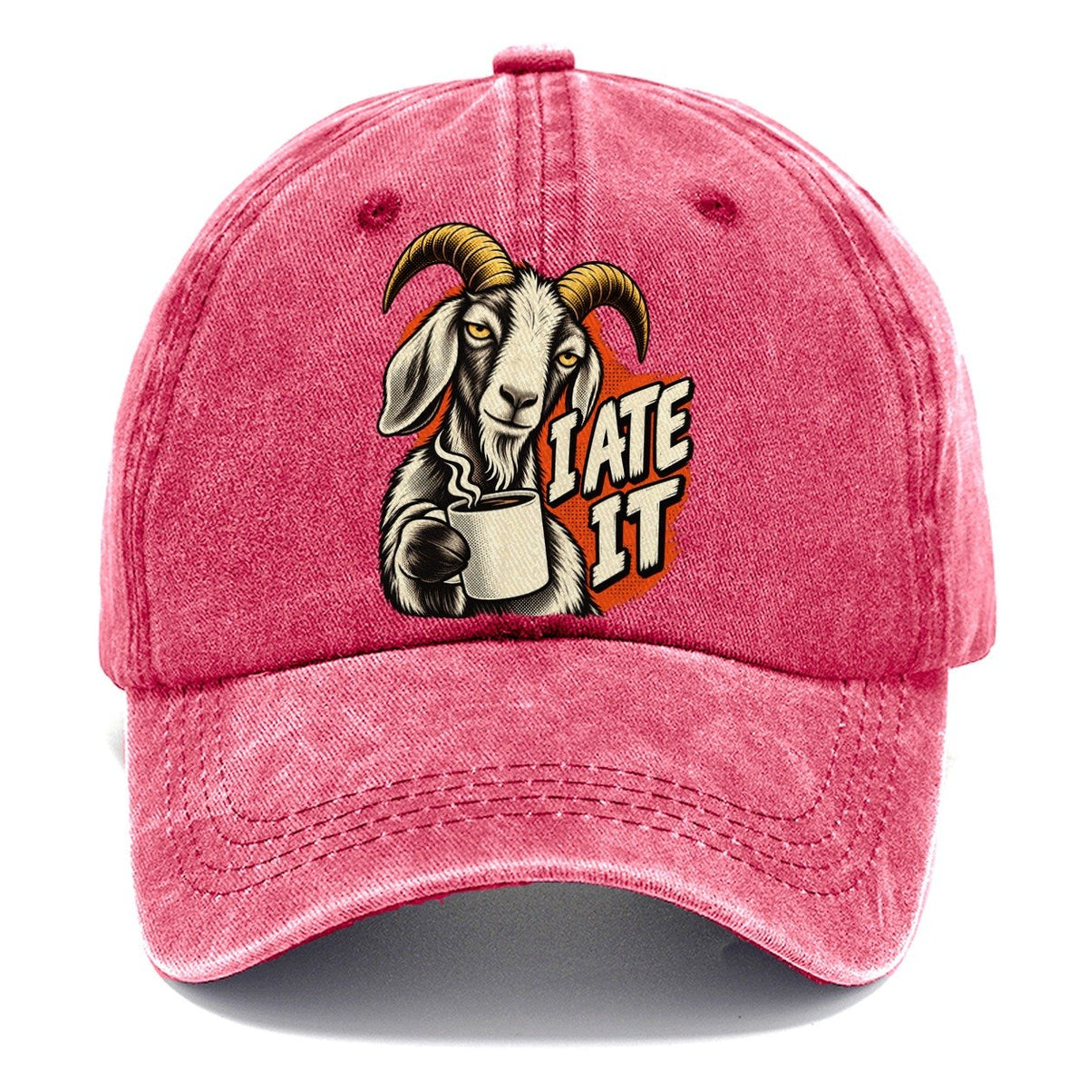 Pop Art Goat Mug Truths Classic Cap – Pomegranate Blush