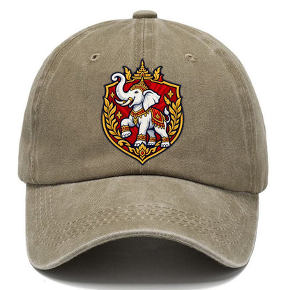 Thailand Heraldic Crest Country Logos Classic Cap – Warm Sand