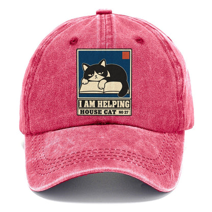 I Am Helping Neko Says No Classic Cap – Pomegranate Blush