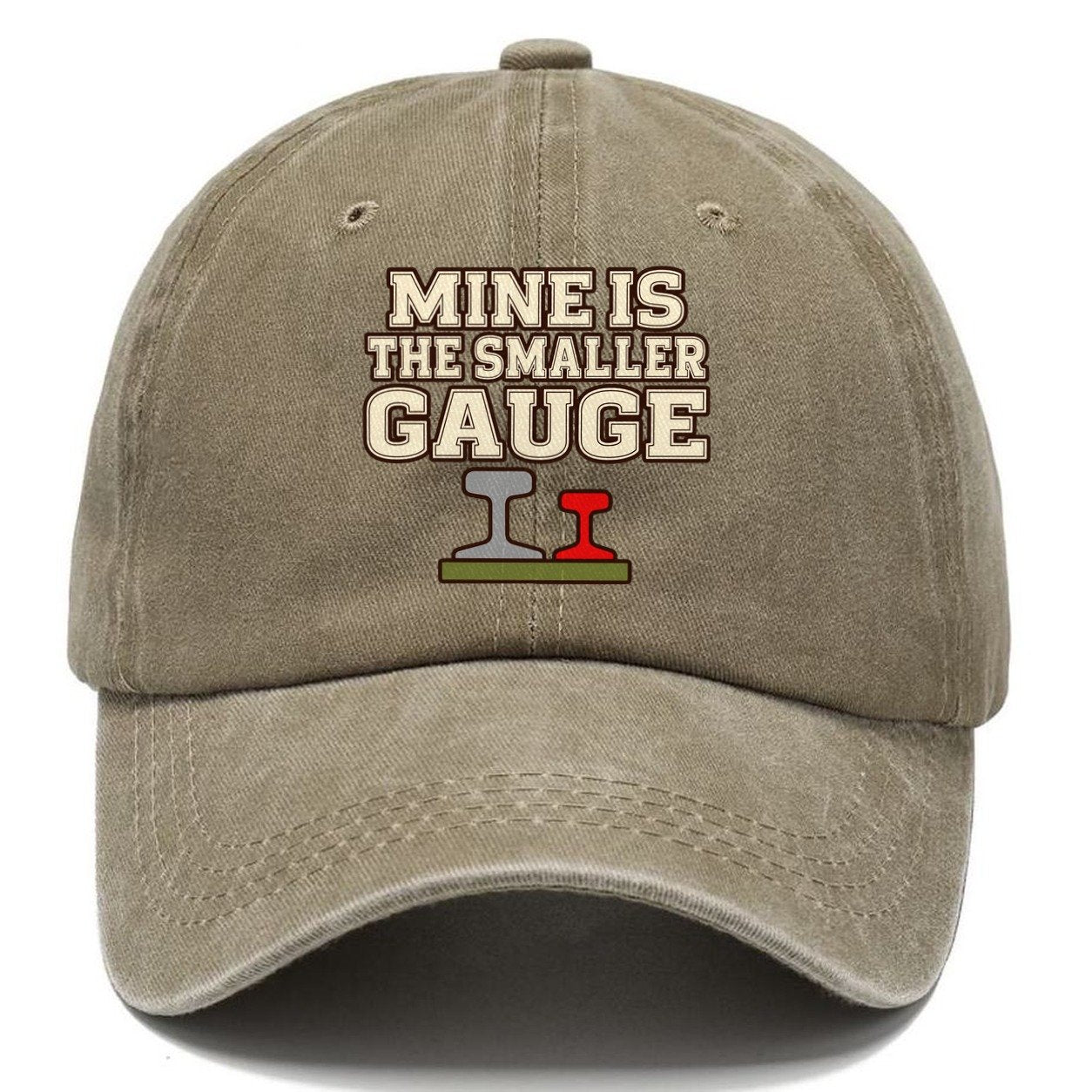 Mine Is The Smaller Gauge Model Railways Classic Cap – Warm Sand