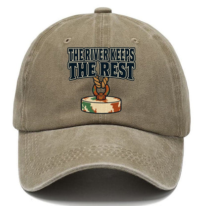 The River Keeps The Rest Treasure Hunting Classic Cap – Warm Sand