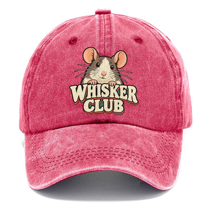 Whisker Club Small Pet Logos Classic Cap – Pomegranate Blush