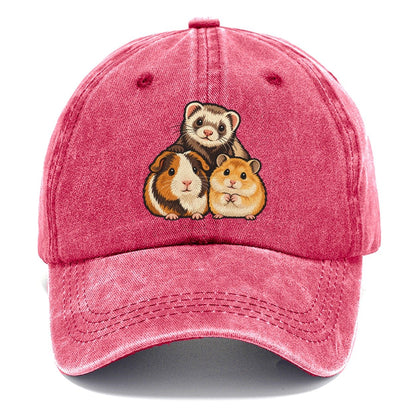 Small Pet Gathering Small Pet Logos Classic Cap – Pomegranate Blush