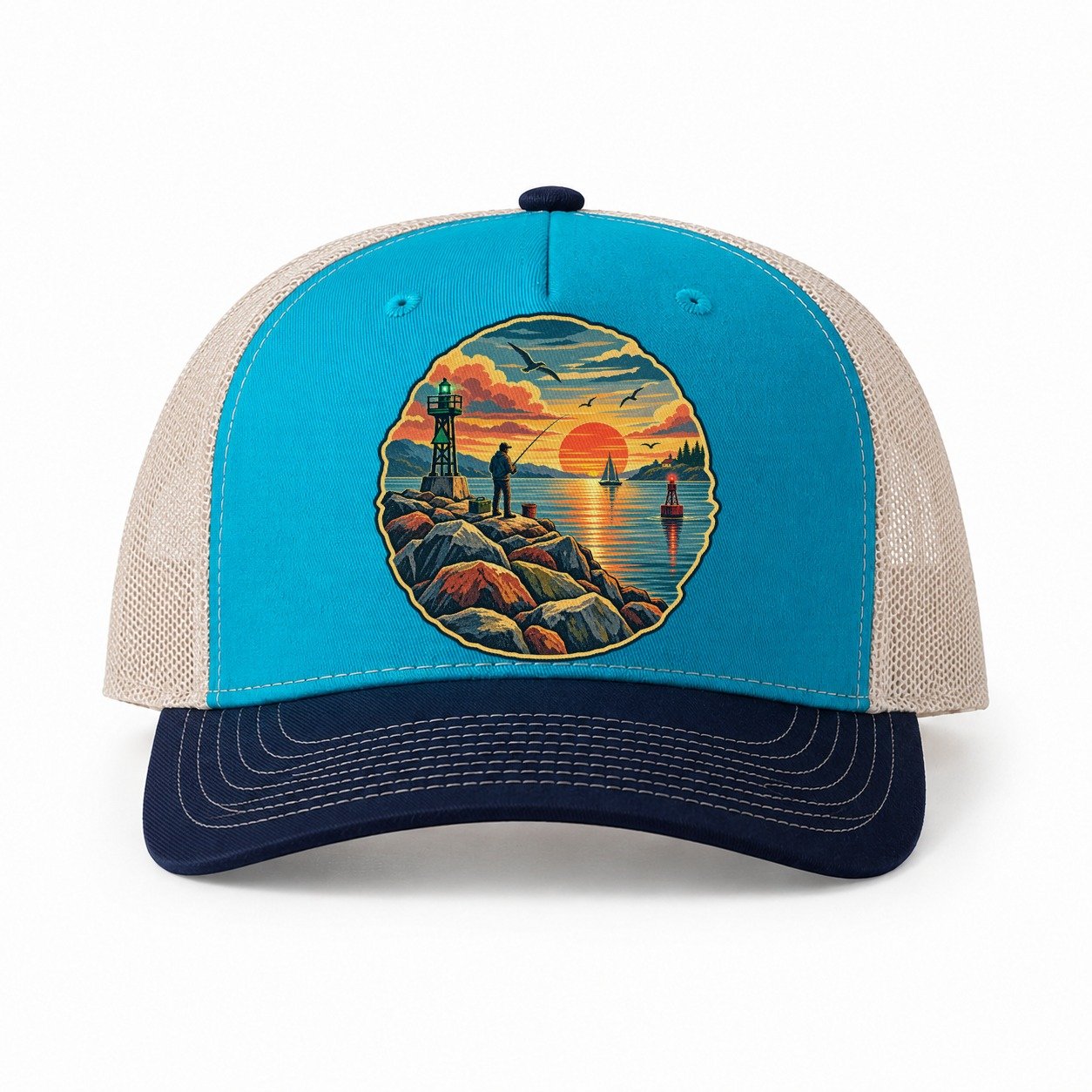 Teal-Navy — front view