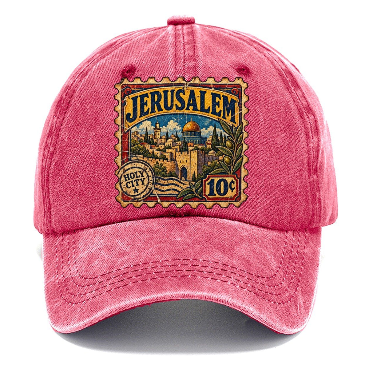 Jerusalem Postage Stamp Jerusalem Classic Cap – Pomegranate Blush