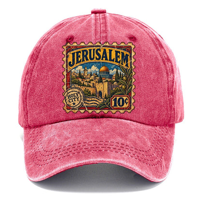 Jerusalem Postage Stamp Jerusalem Classic Cap – Pomegranate Blush
