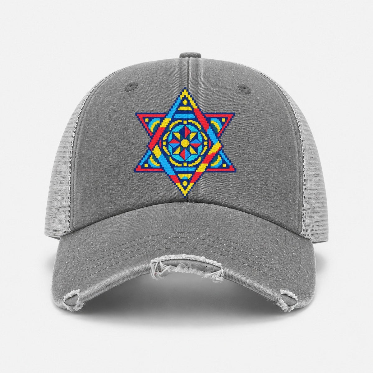 Grey — front view