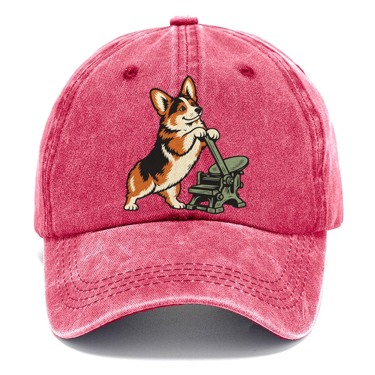 Corgi Letterpress Sundown Familiars Classic Cap – Pomegranate Blush