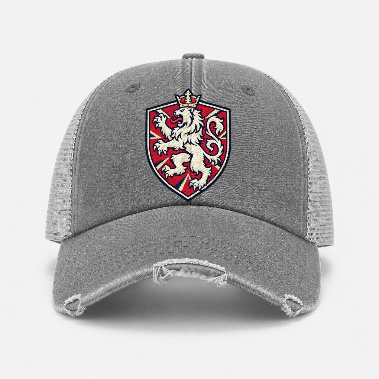 Grey — front view
