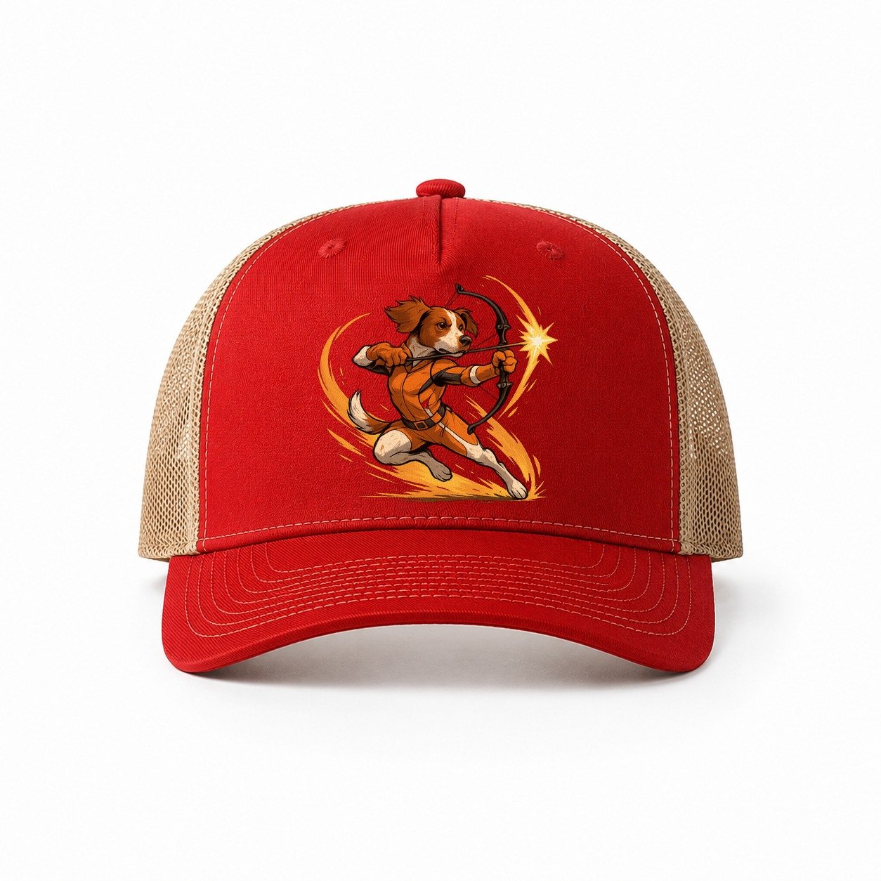 Red-Khaki — front view
