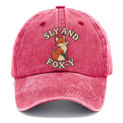 Fox Animal Puns Classic Cap – Pomegranate Blush