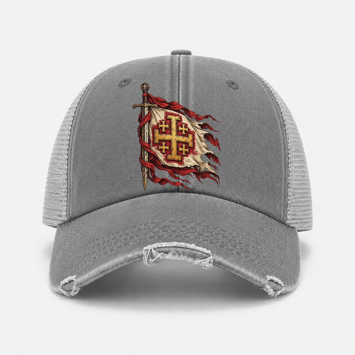 Grey — front view