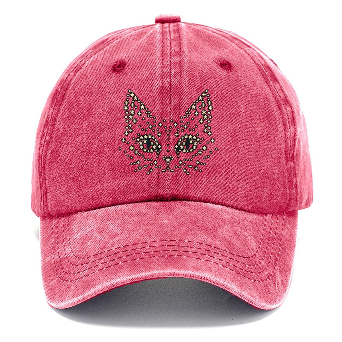 Cat Cursor Eyes Classic Cap – Pomegranate Blush