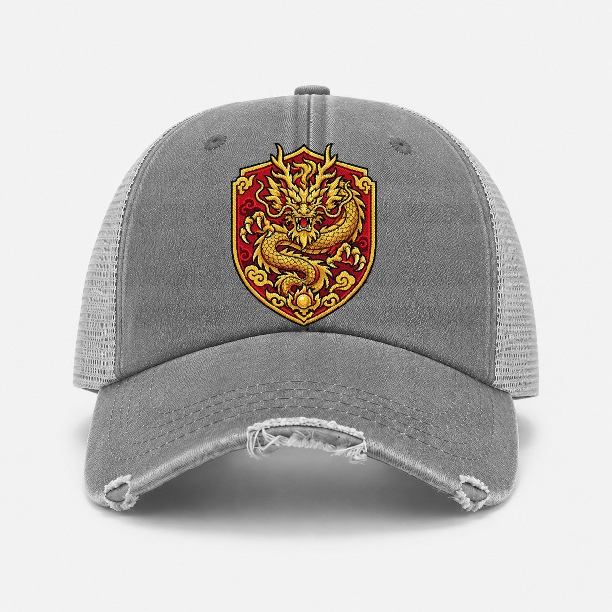 Grey — front view