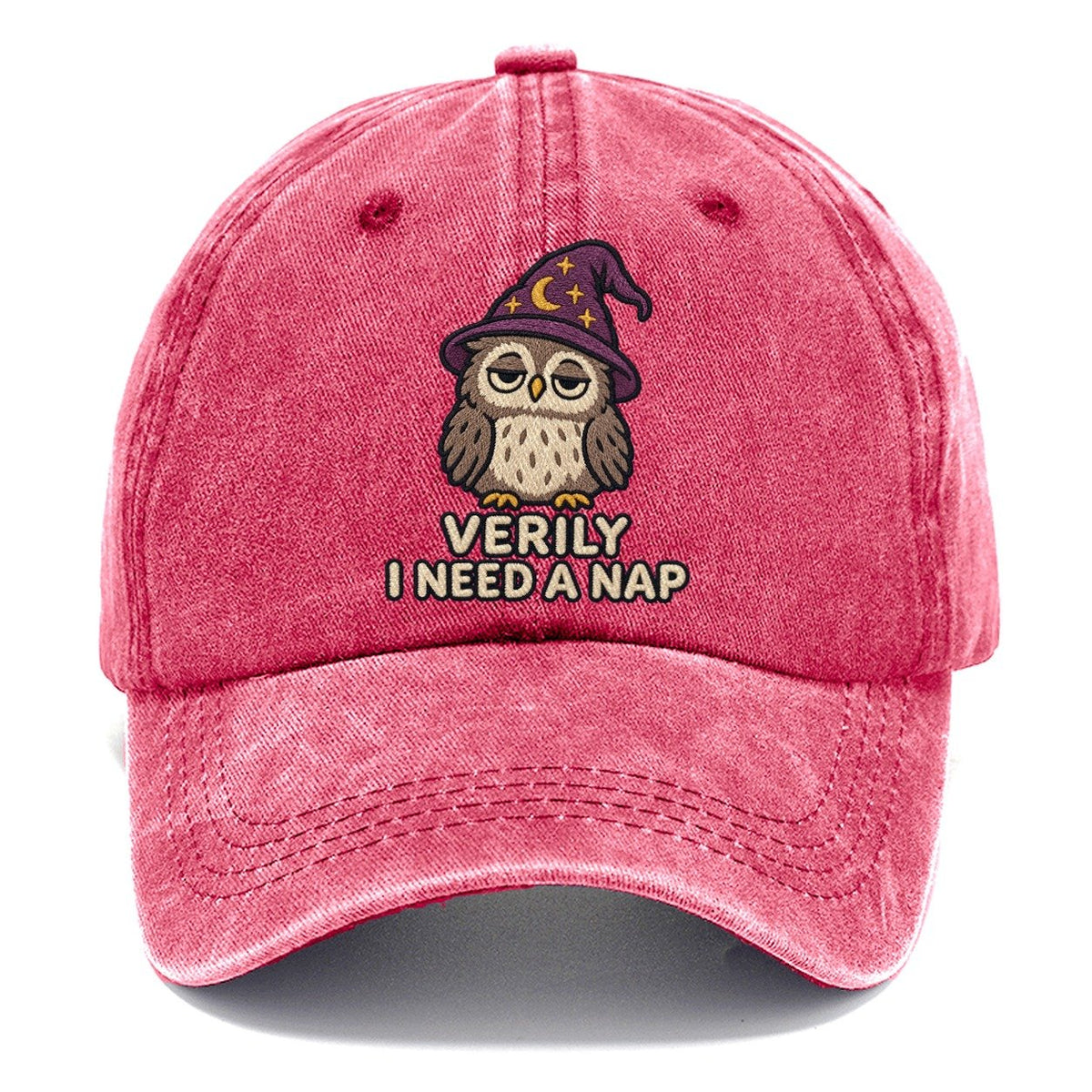 Owl Wizard Weary Court Classic Cap – Pomegranate Blush