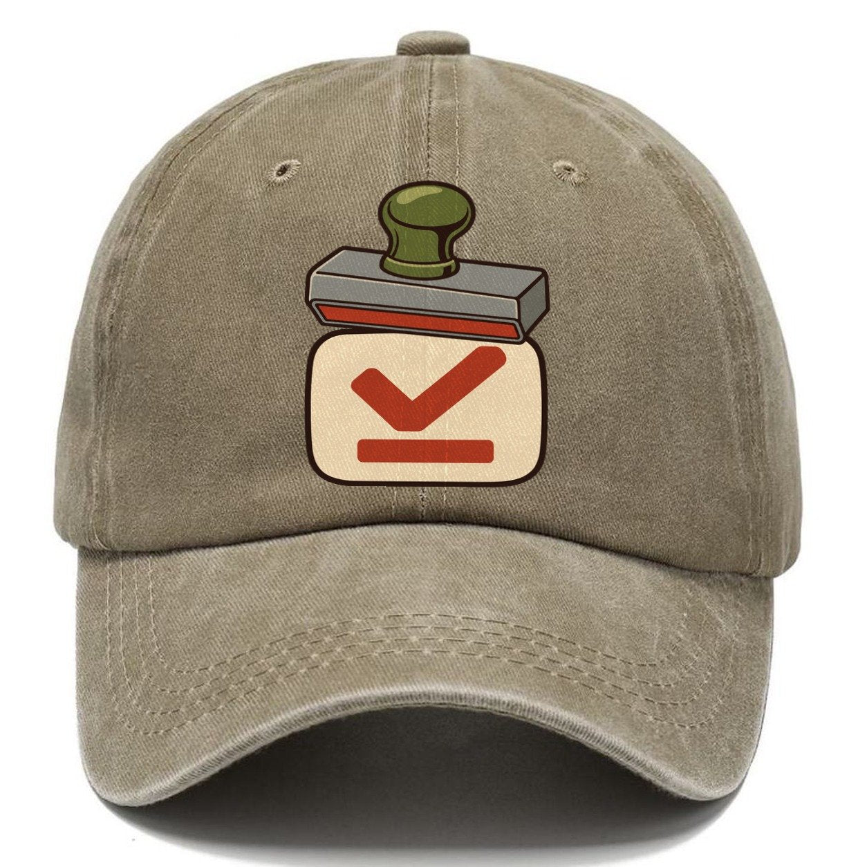 Stamp And Impression Geocaching Classic Cap – Warm Sand