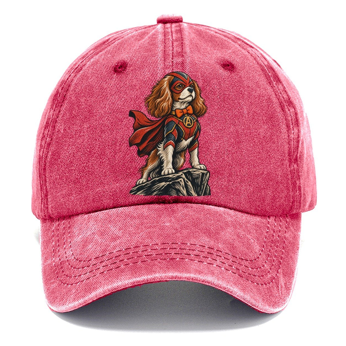 Caped Superhero Spaniel Classic Cap – Pomegranate Blush