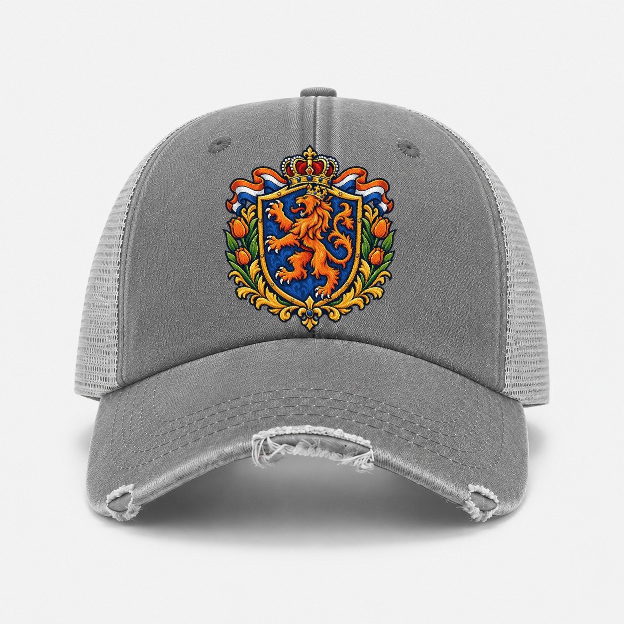 Grey — front view