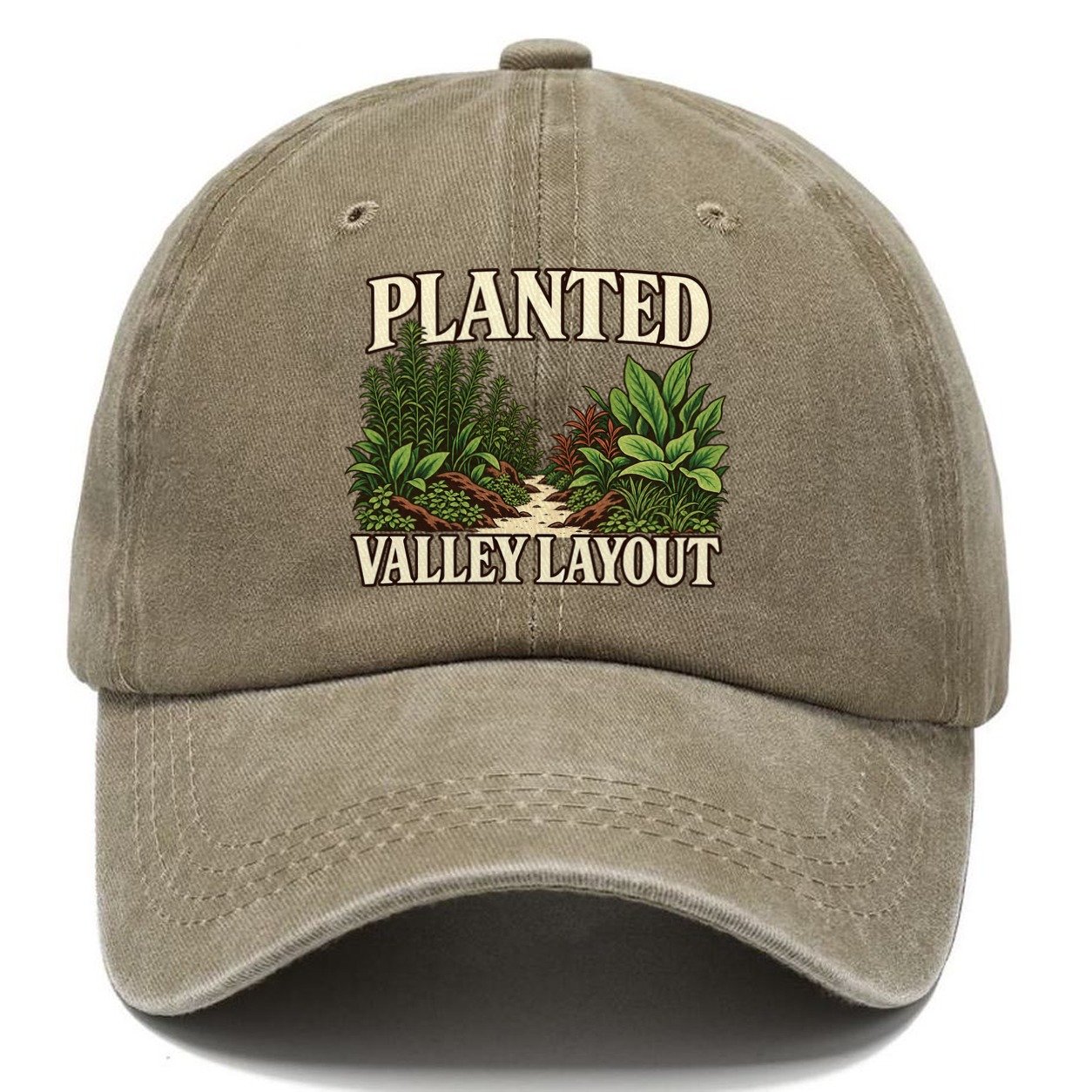 Planted Valley Layout Aquarium Keeping Classic Cap – Warm Sand