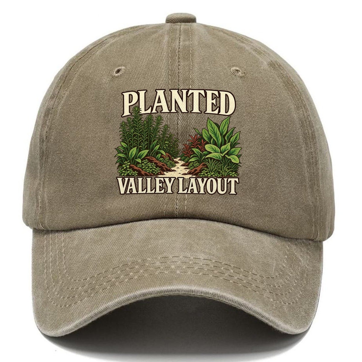 Planted Valley Layout Aquarium Keeping Classic Cap – Warm Sand