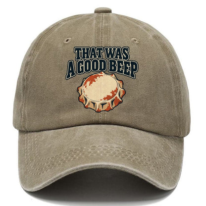 That Was A Good Beep Treasure Hunting Classic Cap – Warm Sand