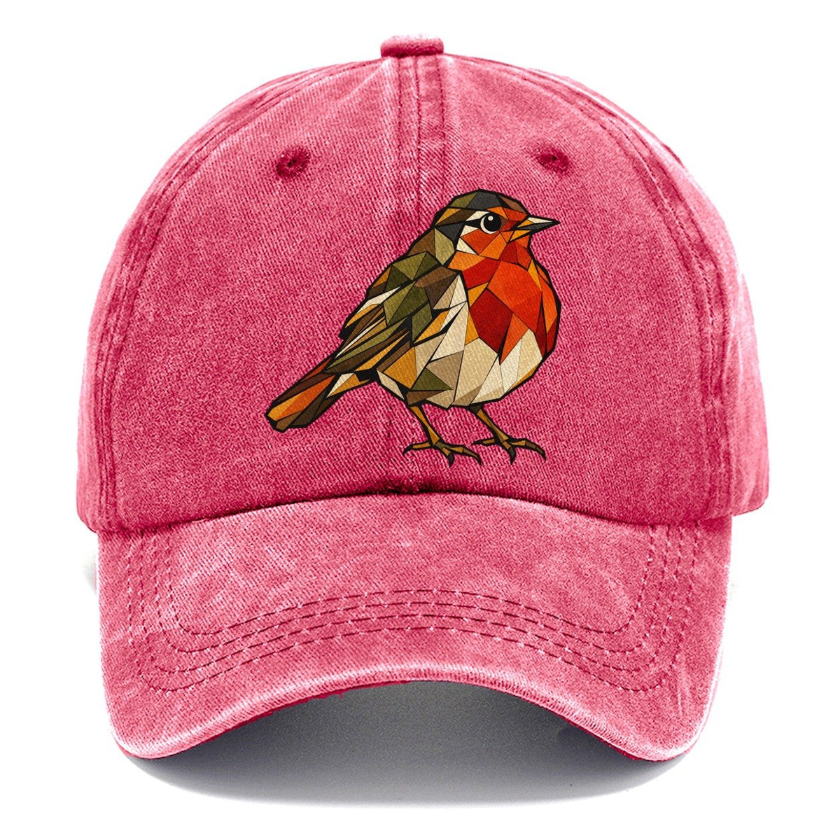 American Robin Wildwood Mosaic Classic Cap – Pomegranate Blush