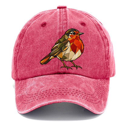 American Robin Wildwood Mosaic Classic Cap – Pomegranate Blush
