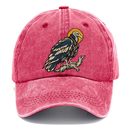 Vulture Solar Disc Sundown Familiars Classic Cap – Pomegranate Blush