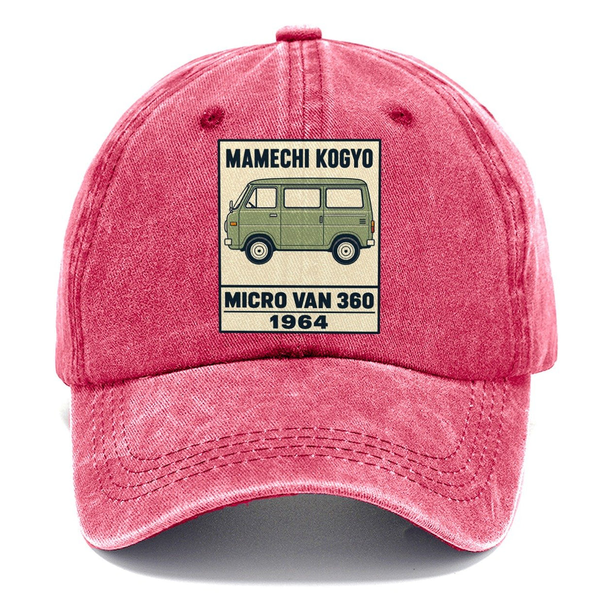 Mamechi Van Showa Speed Plates Classic Cap – Pomegranate Blush