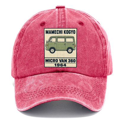 Mamechi Van Showa Speed Plates Classic Cap – Pomegranate Blush