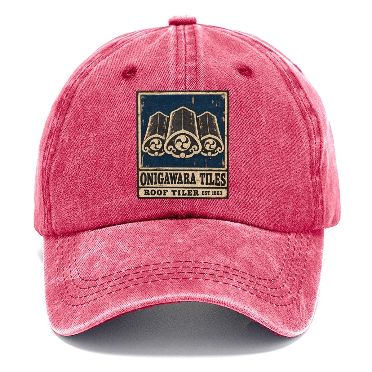 Onigawara Tile Works Noren Trade Co Classic Cap – Pomegranate Blush