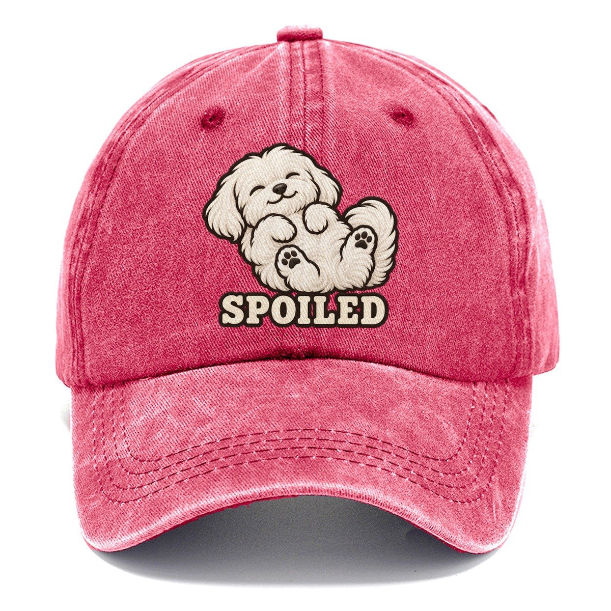 Maltese Spoiled Fan Favorites Classic Cap – Pomegranate Blush