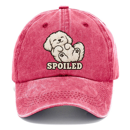 Maltese Spoiled Fan Favorites Classic Cap – Pomegranate Blush