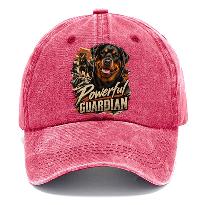 Powerful Guardian Rottweiler Classic Cap – Pomegranate Blush