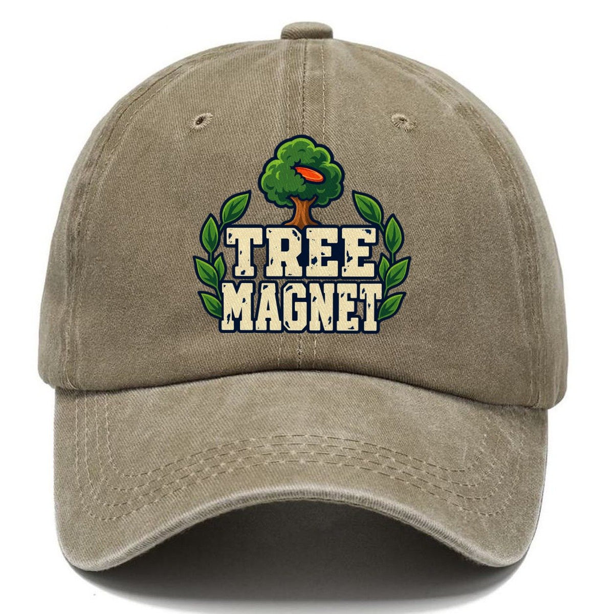 Tree Magnet Disc Golf Classic Cap – Warm Sand