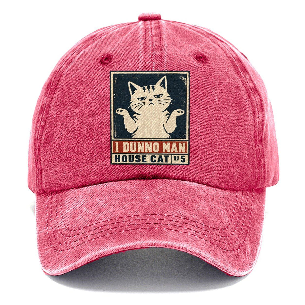 I Dunno Man Neko Says No Classic Cap – Pomegranate Blush
