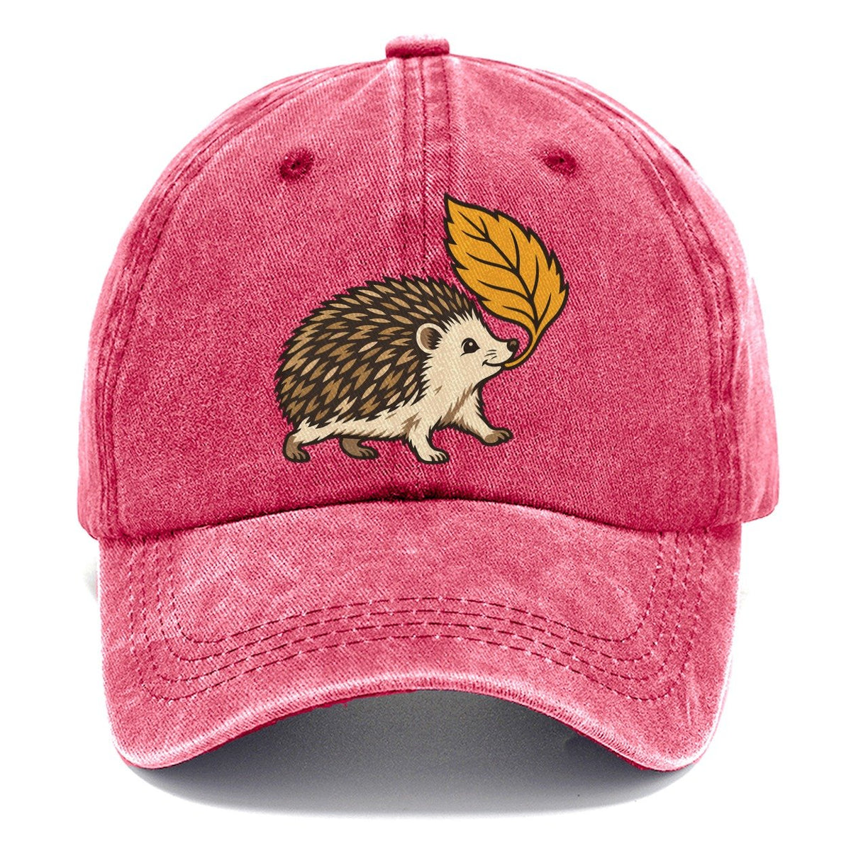 Hedgehog Leaf Carry Small Pet Logos Classic Cap – Pomegranate Blush