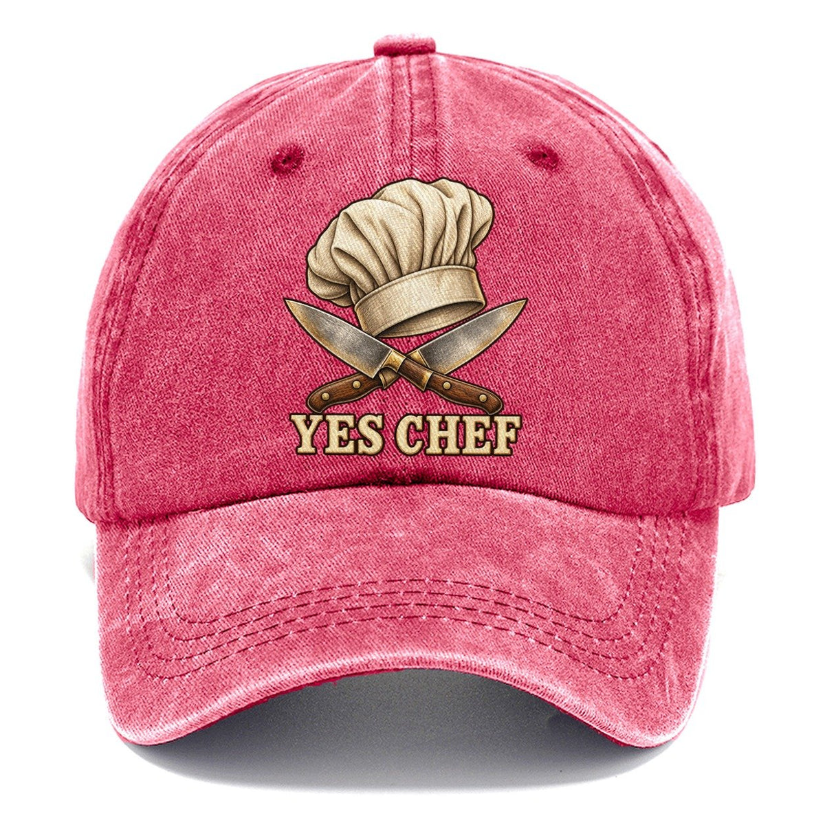 Chef Hat Yes Chef Fan Favorites Classic Cap – Pomegranate Blush