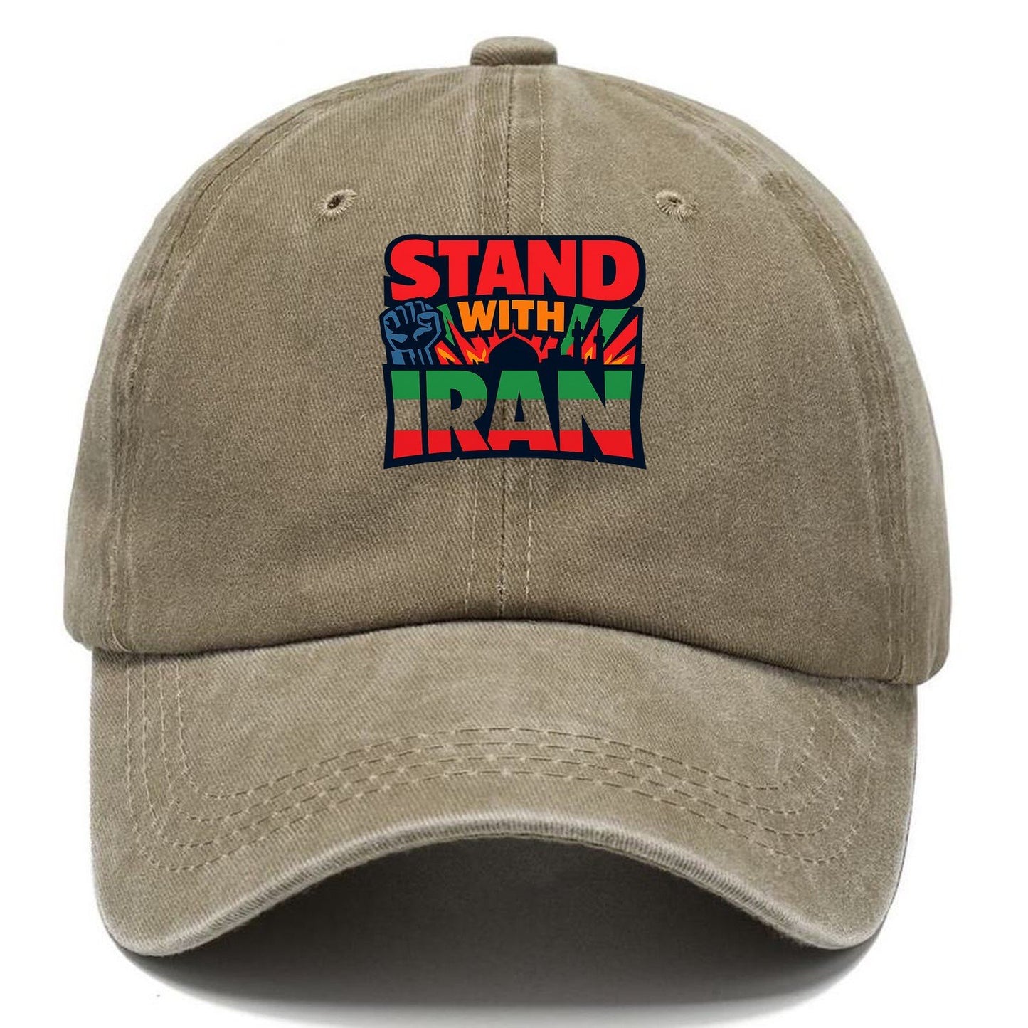 Stand With Iran Classic Cap – Warm Sand