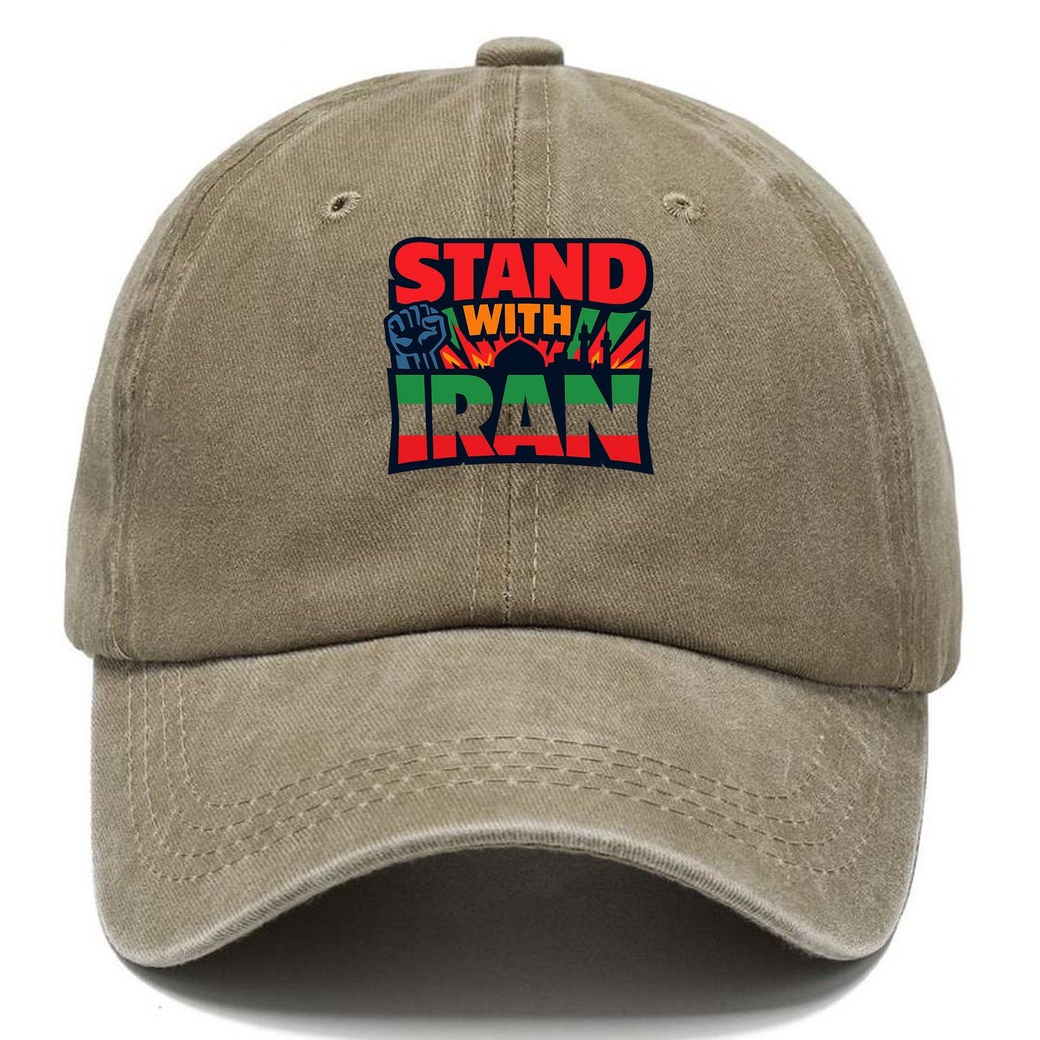 Stand With Iran Classic Cap – Warm Sand
