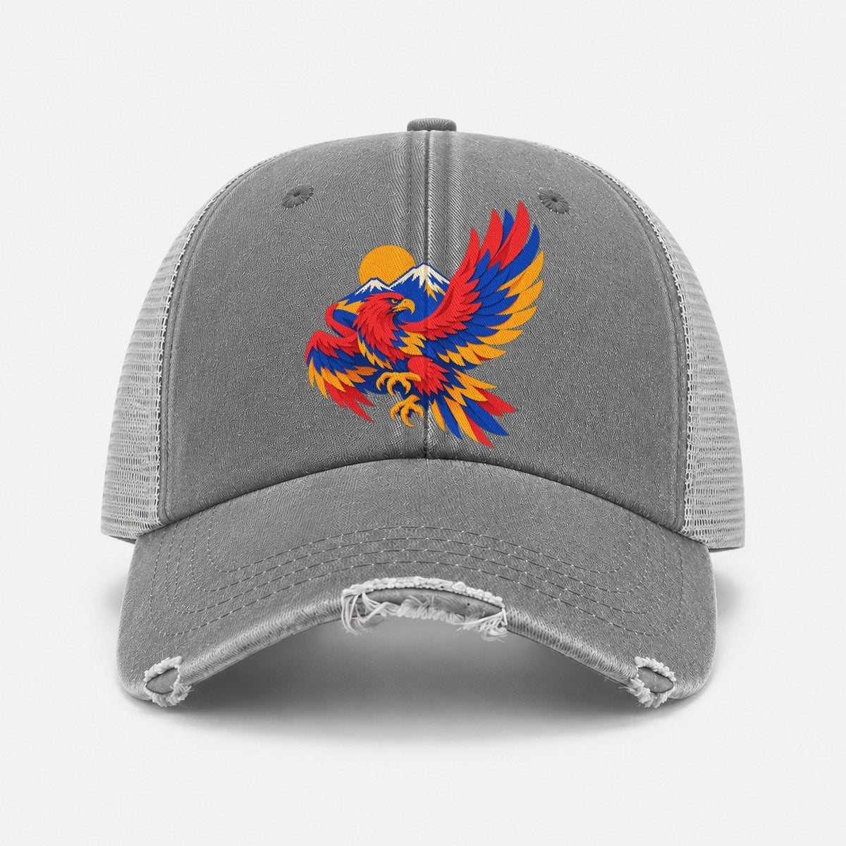 Grey — front view