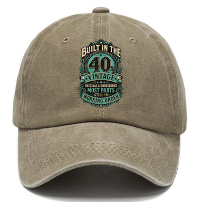 Built In The 40s Vintage Working Order Classic Cap – Warm Sand